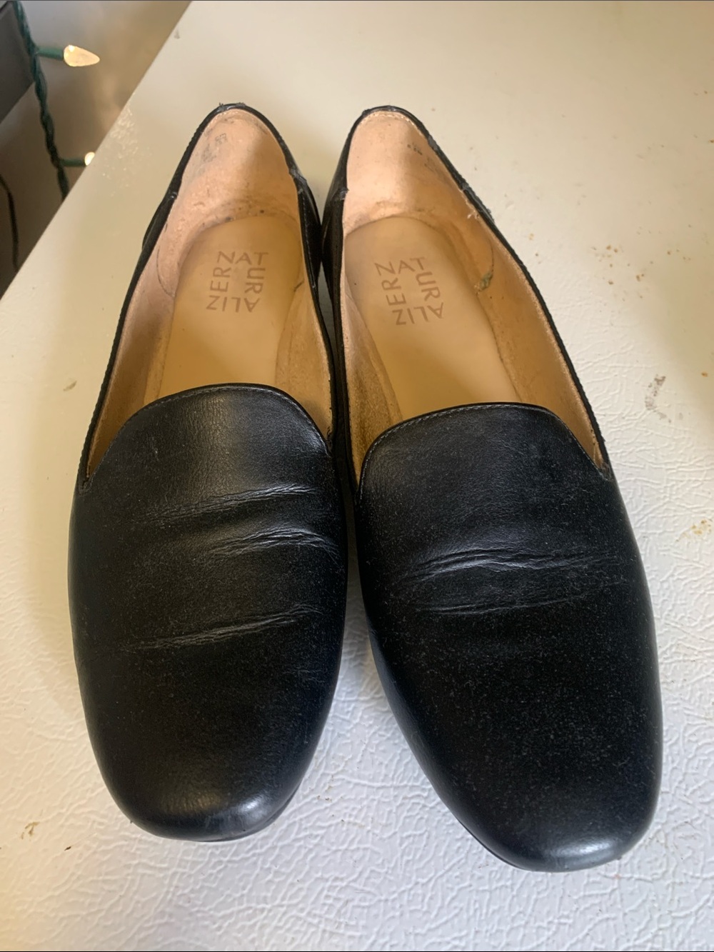 Naturalizer Women’s Black Leather Loafers